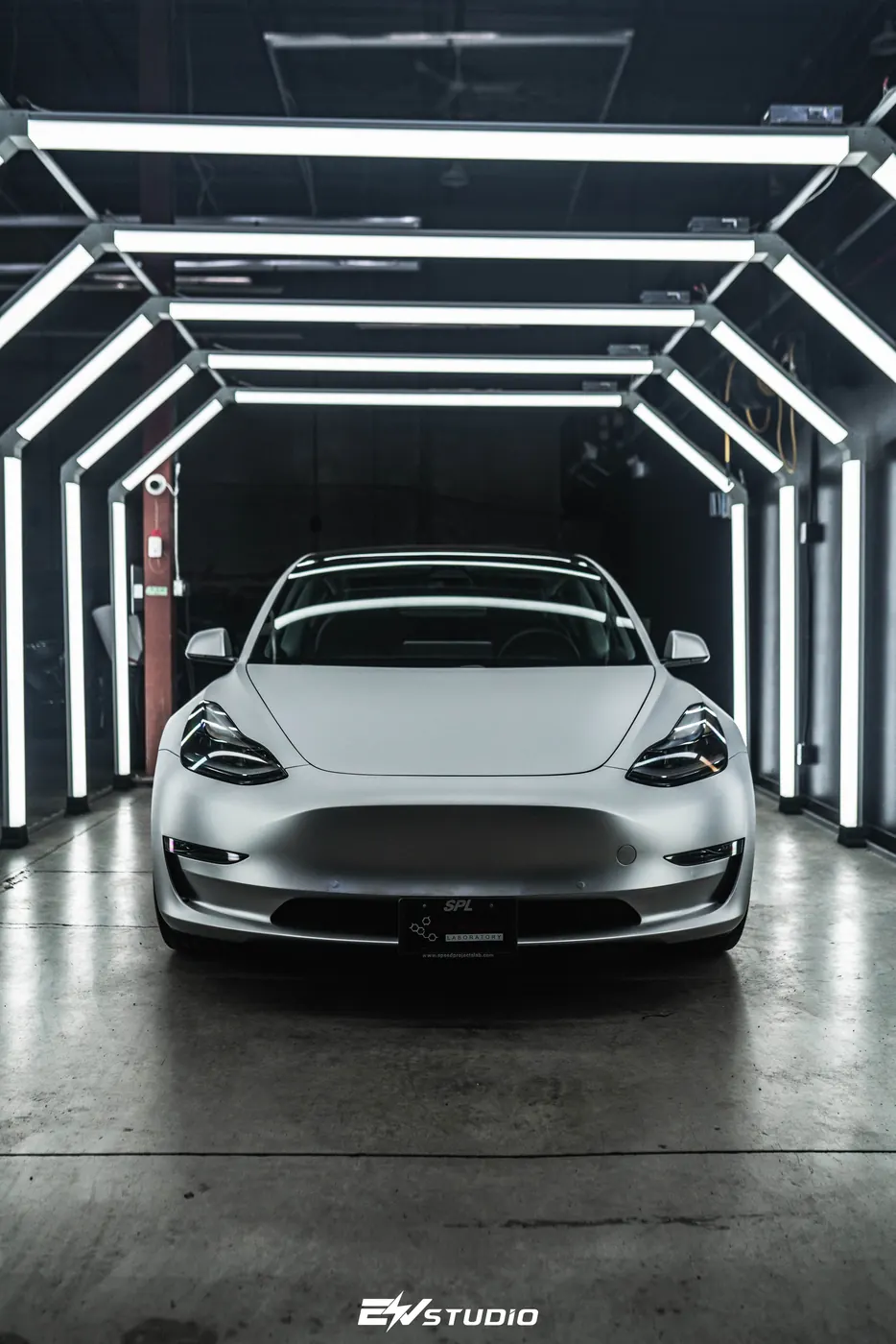 Tesla Model 3 — Matte Liquid Hyper Silver
