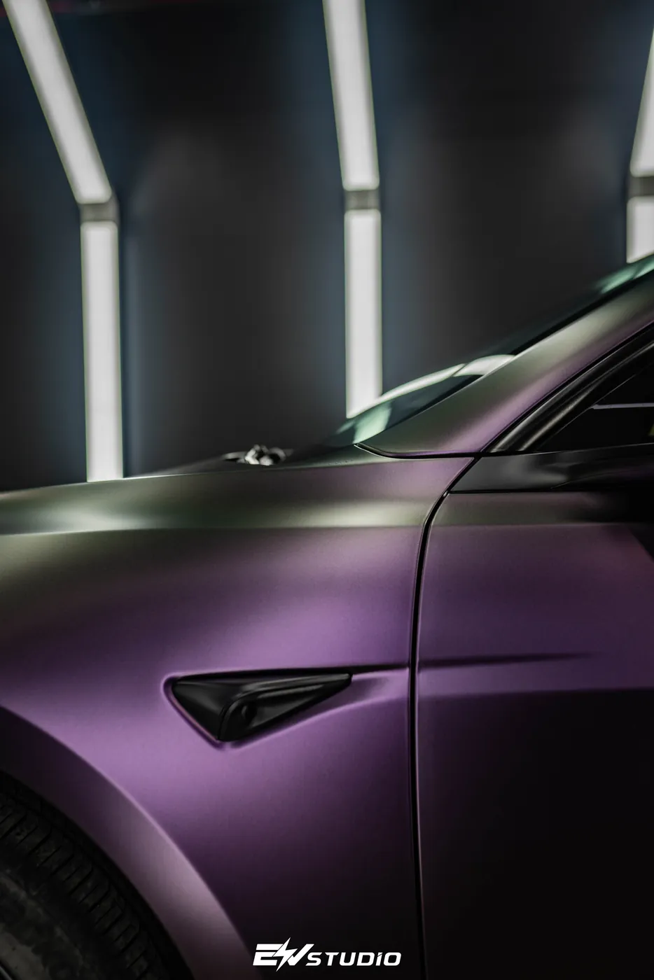 Tesla Model 3 Highland — UPPF Purple Gold